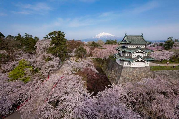 【富山・新高岡駅発】 《日本100名城めぐり》 桜舞う! 日本100名城めぐり 北東北・北海道編(3日間)1